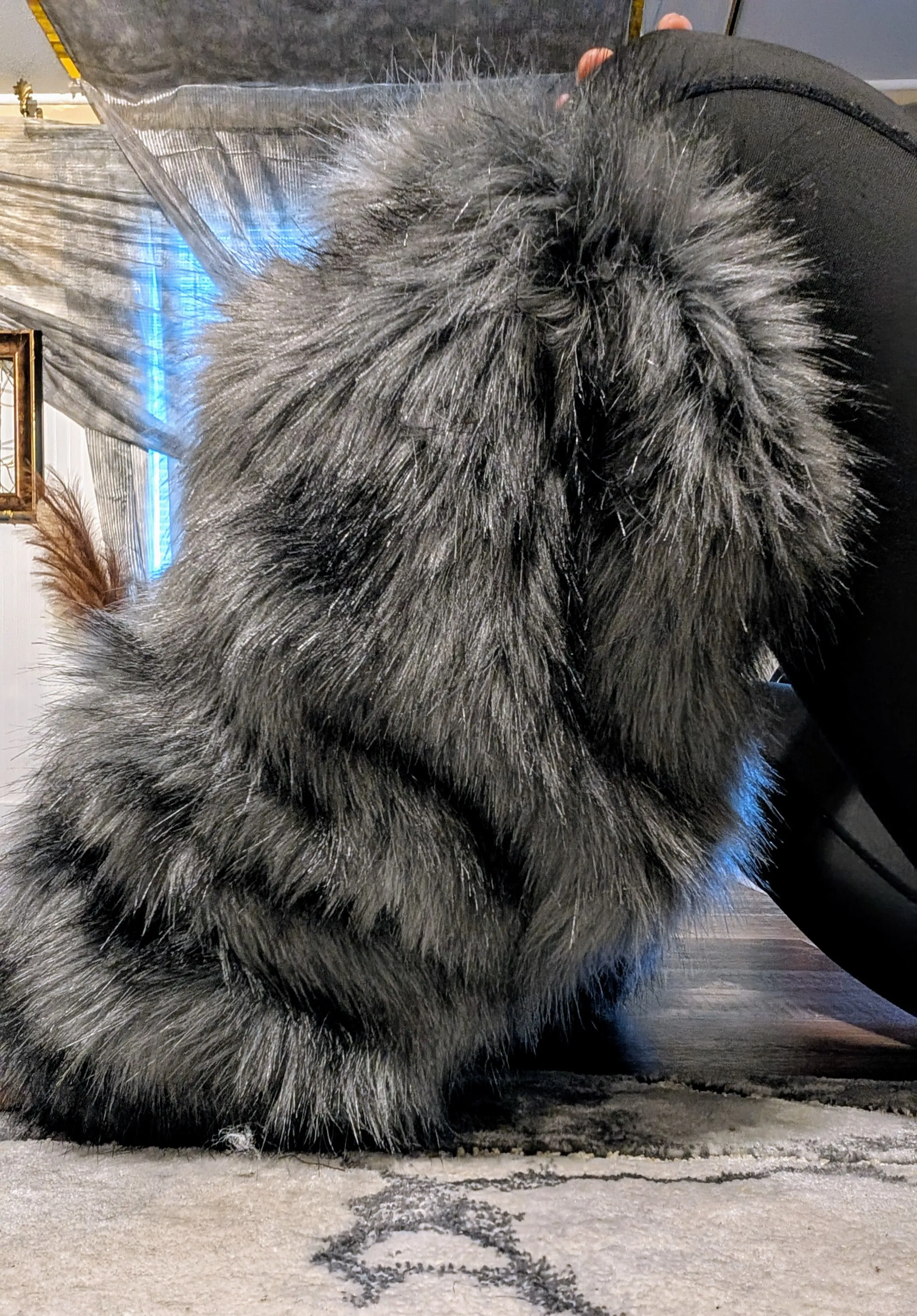 Faux Fur Leg Warmers 3 Boot Cover