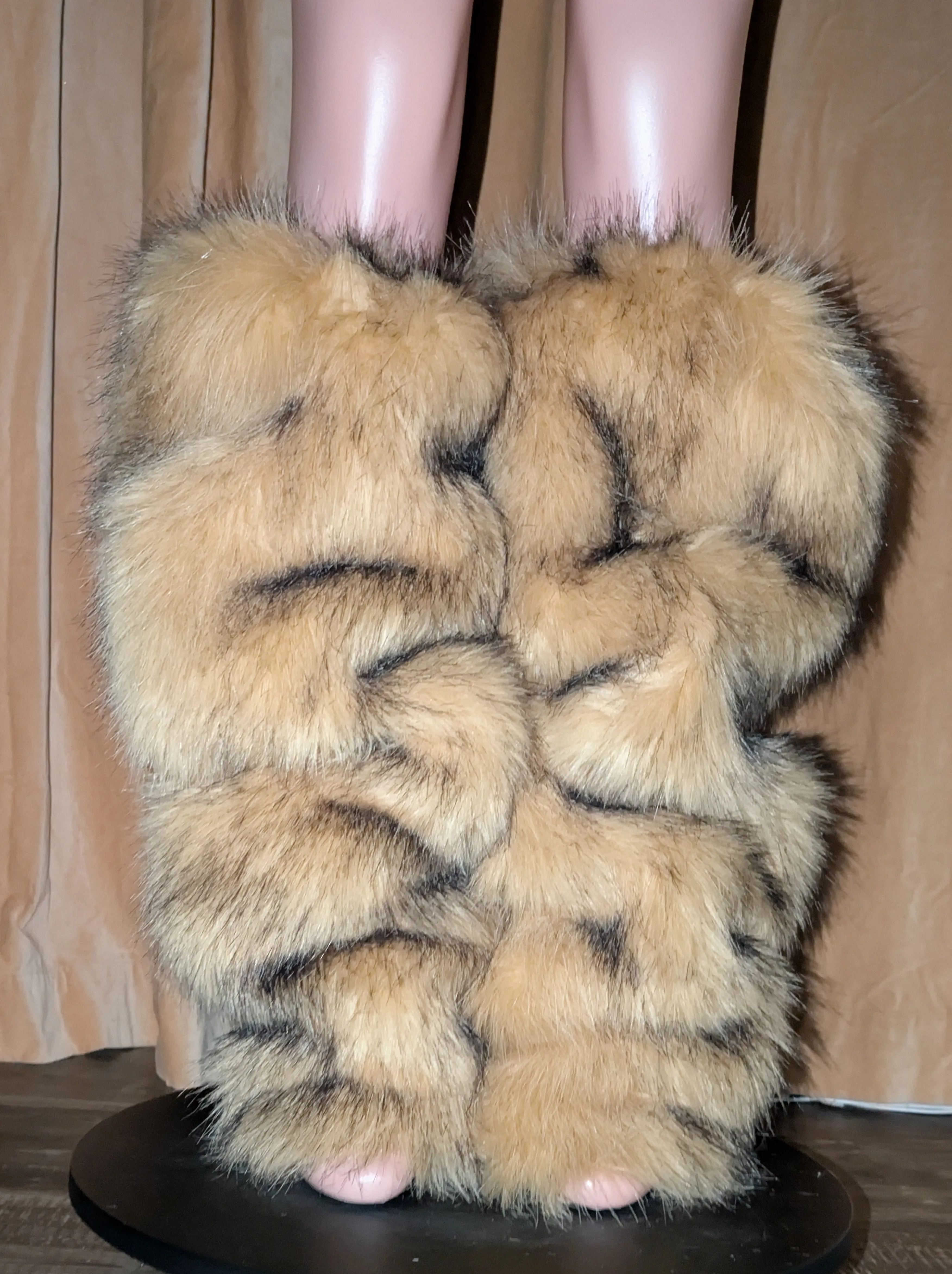 Faux Fur Leg Warmers 3 Boot Cover