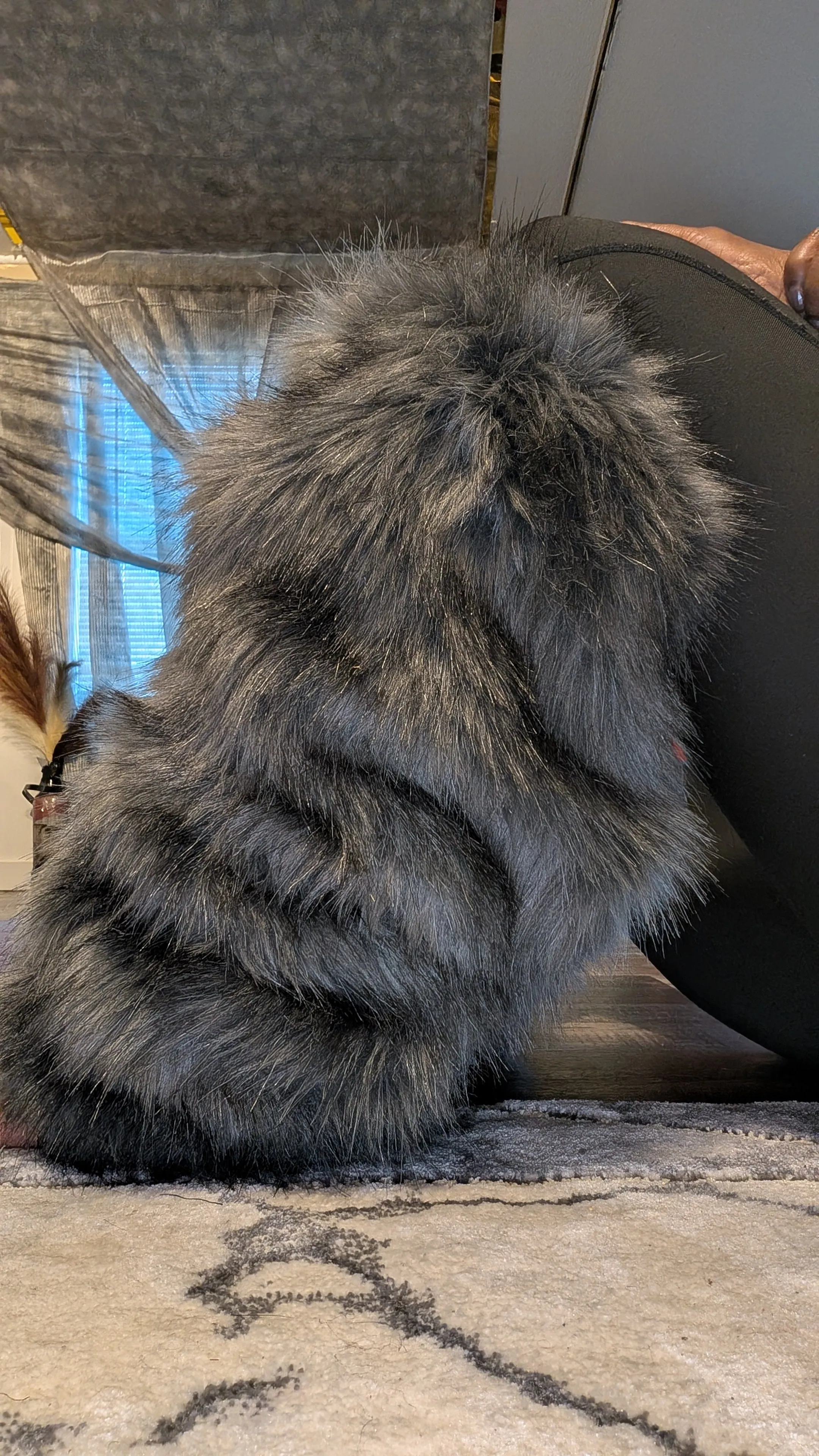 Faux Fur Leg Warmers 3 Boot Cover