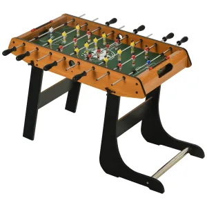 Folding Football Gaming Table Mini Foosball Soccer Table for Family Fun Indoor Play Sports