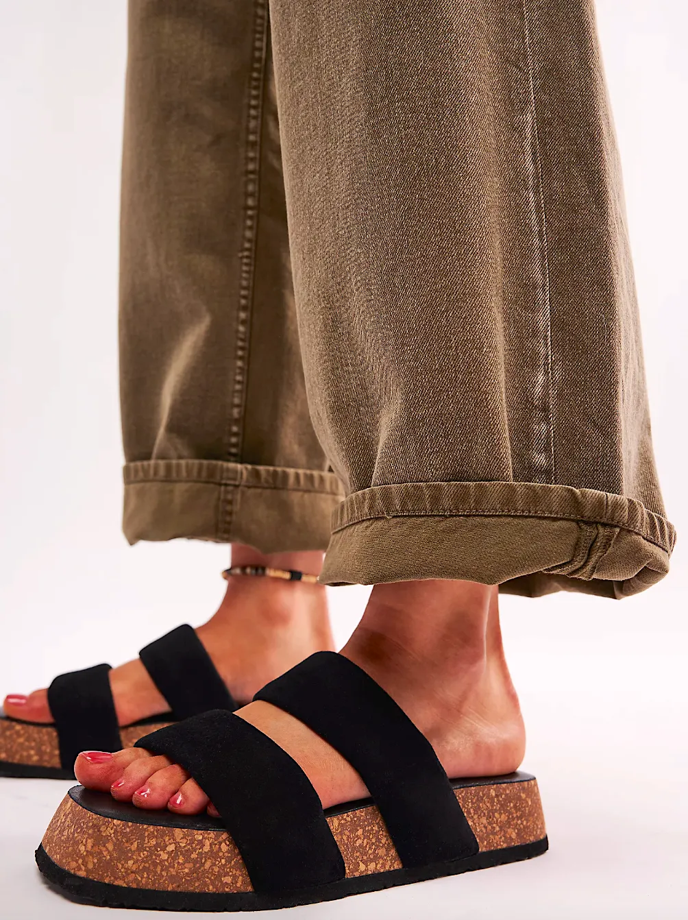 fp fairmount flared sandal