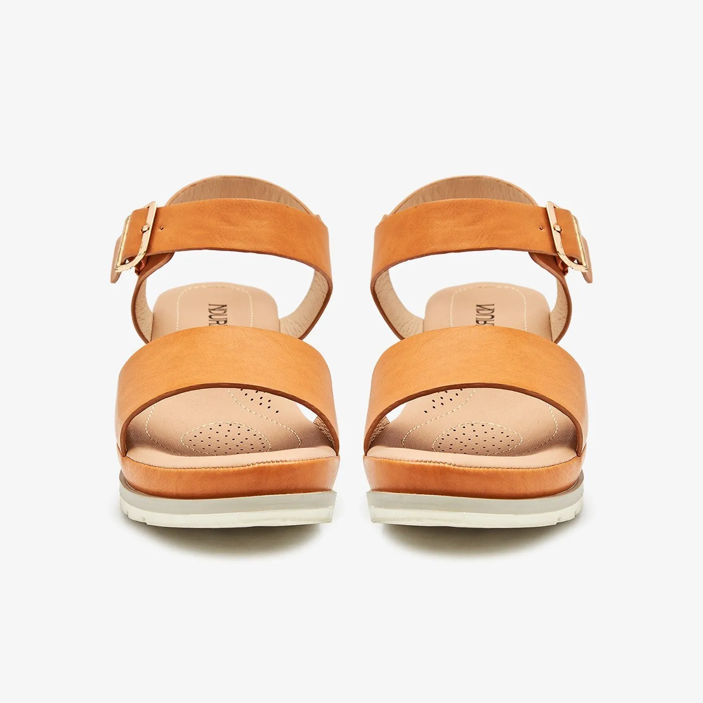 Front Strap  Buckled Sandals