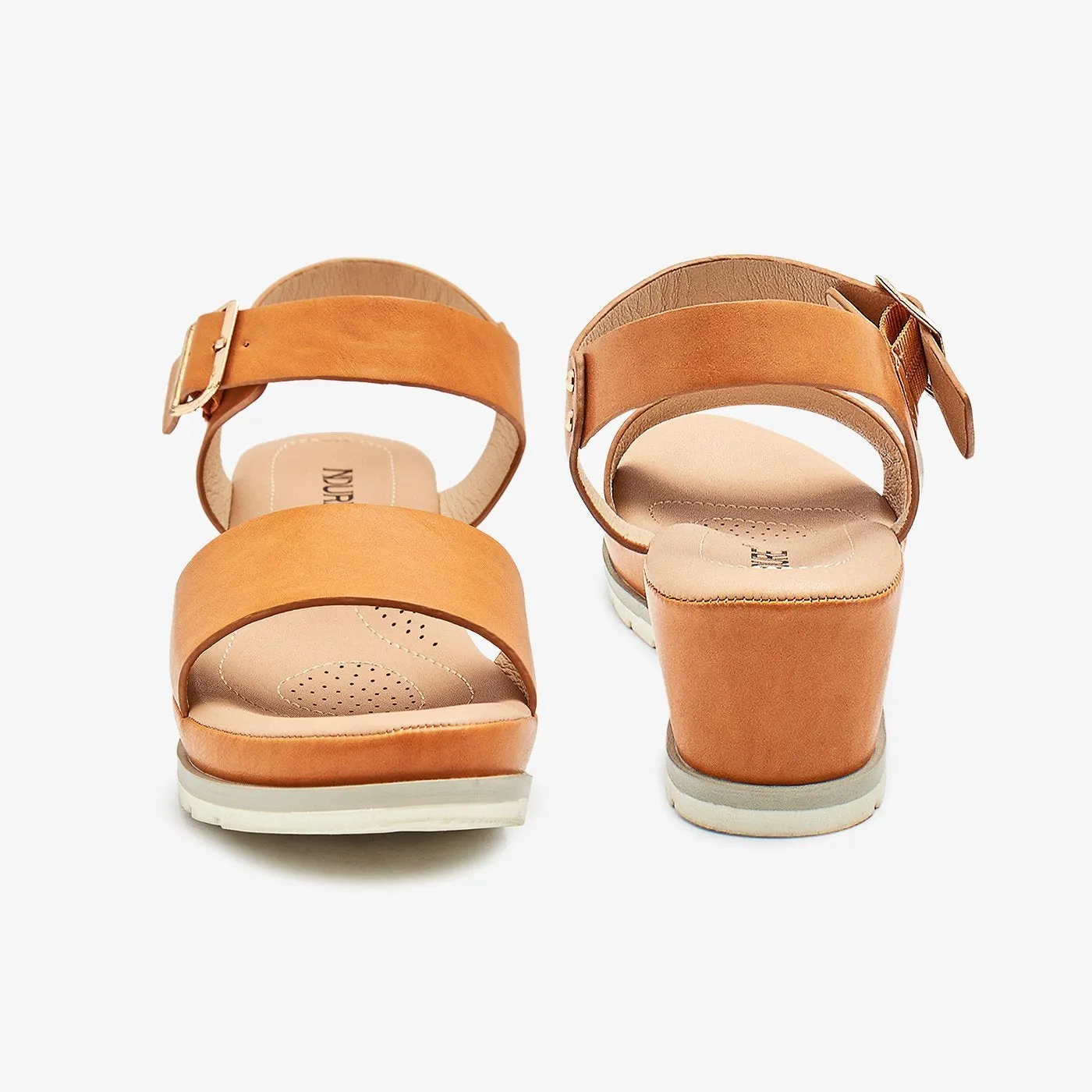 Front Strap  Buckled Sandals