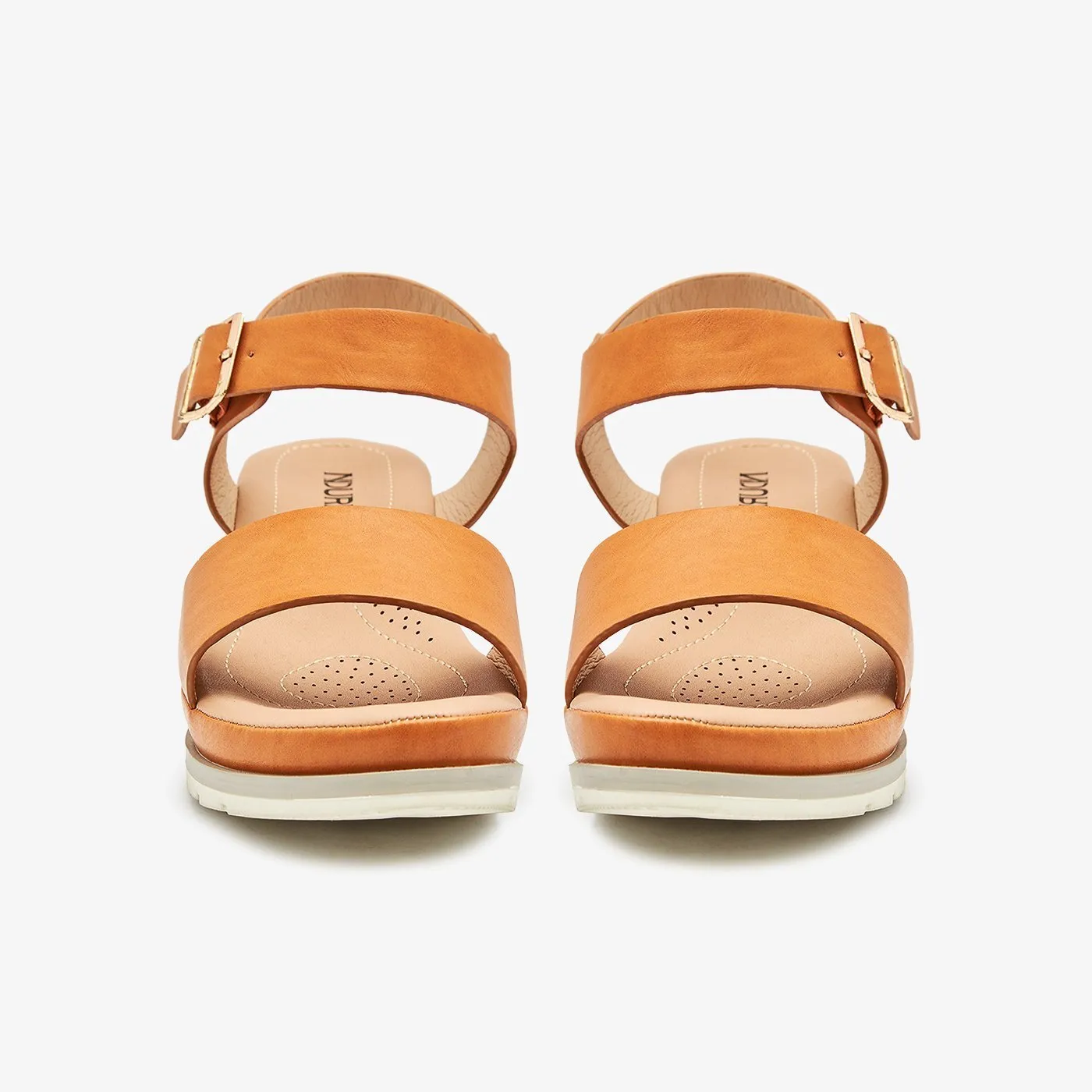 Front Strap  Buckled Sandals