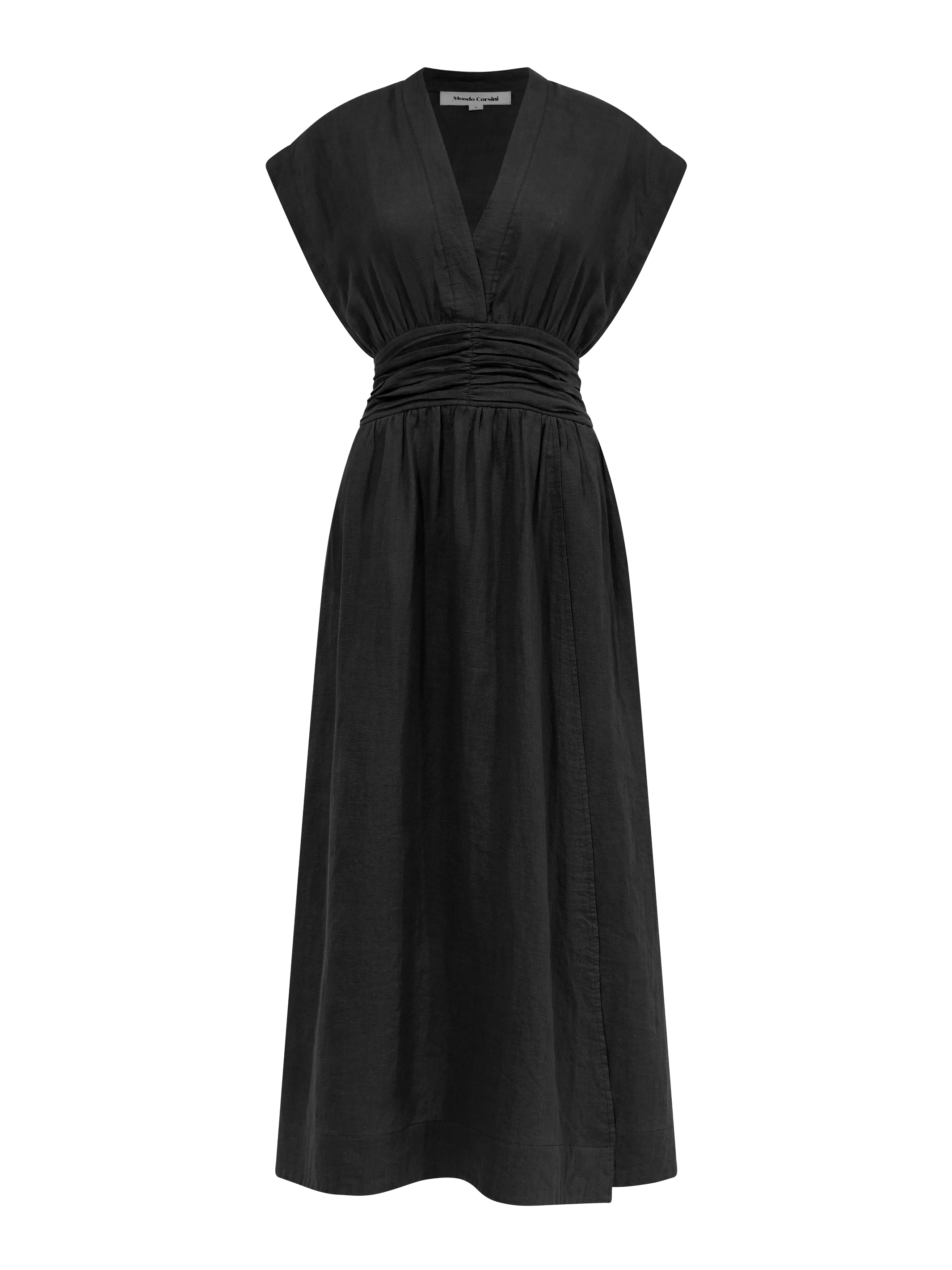 GEORGIA - Caviar Linen Dress