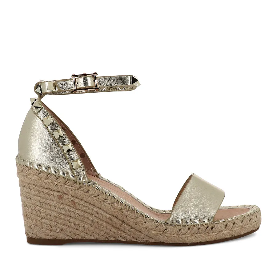 GIGI - PALE GOLD LEATHER