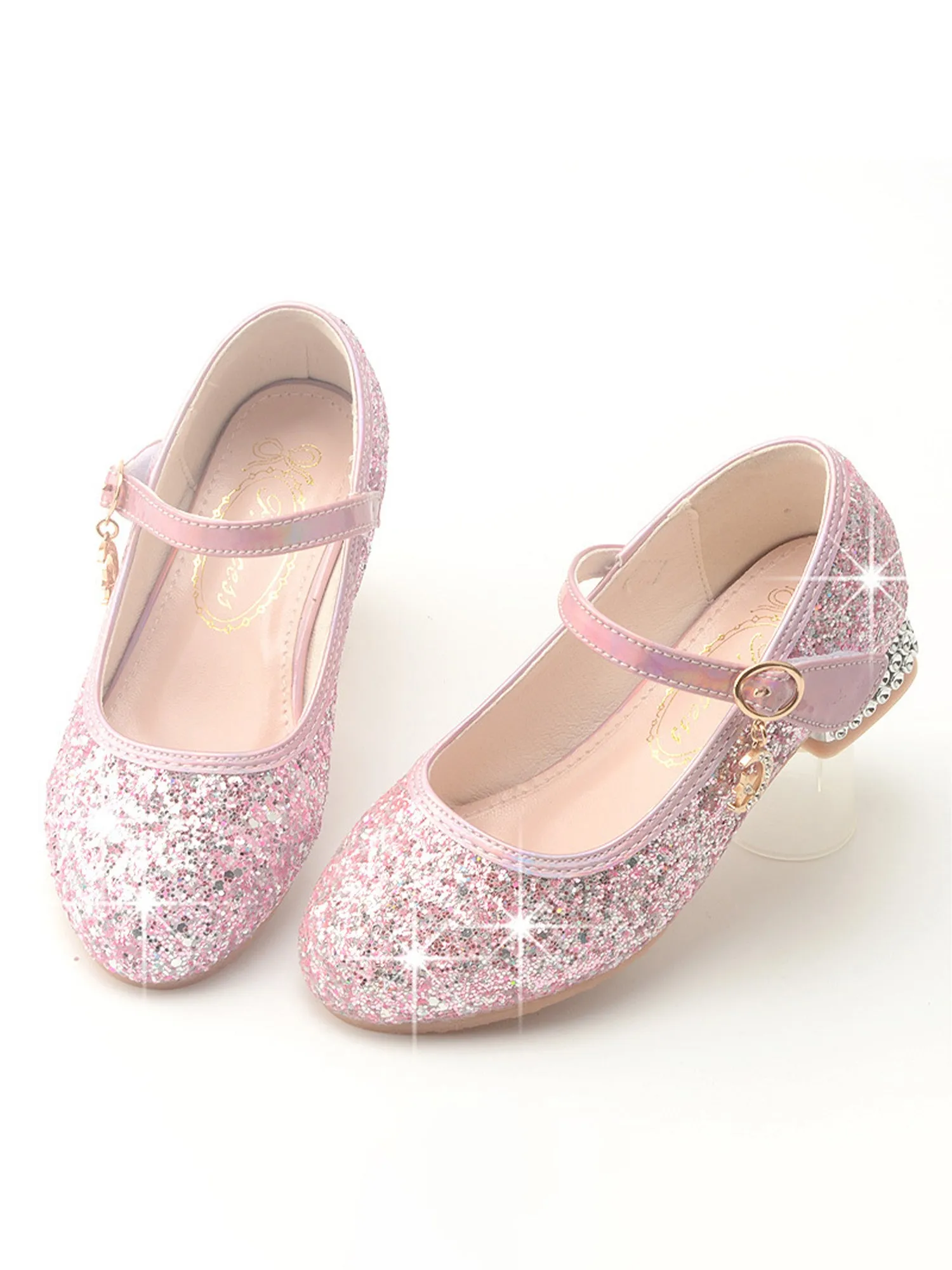 Glitter Ballerina Flats Slip-on Party Dress Shoes