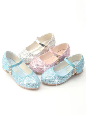 Glitter Ballerina Flats Slip-on Party Dress Shoes