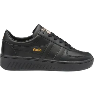 Gola Classics Womens Grandslam Classic Leather Trainers - Black