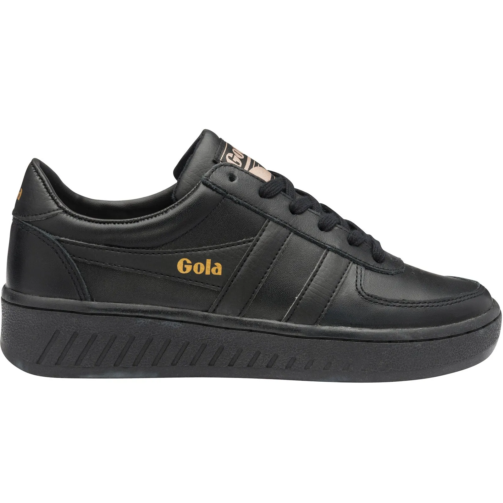 Gola Classics Womens Grandslam Classic Leather Trainers - Black