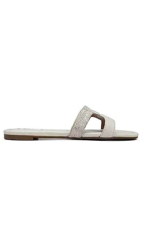 Grey Croco Textured Flats
