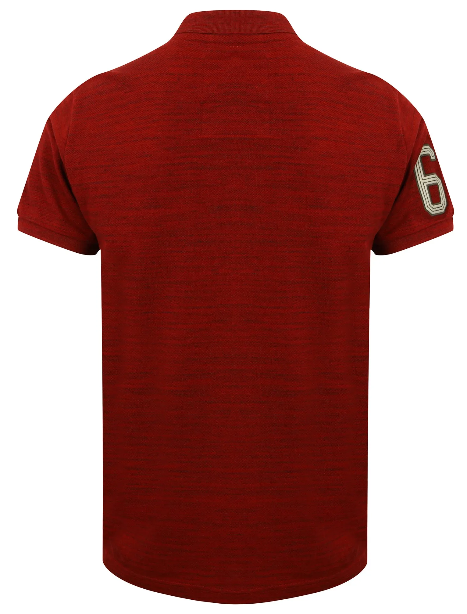 Greychon Injection Dyed Polo Shirt in Oxblood - Tokyo Laundry