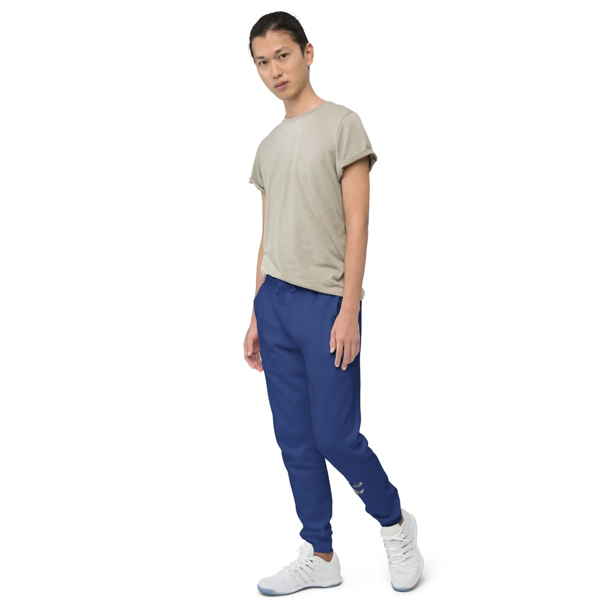Halloween Cloudy Moon Bat Unisex fleece sweatpants / Bat Pants