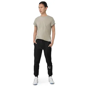 Halloween Cloudy Moon Bat Unisex fleece sweatpants / Bat Pants