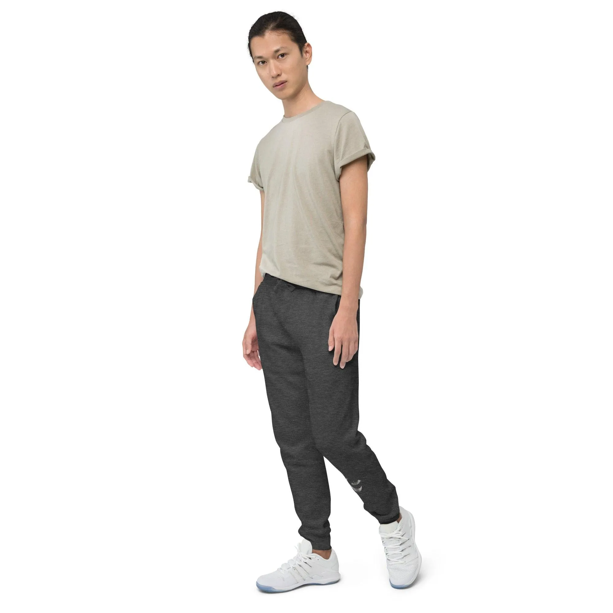 Halloween Cloudy Moon Bat Unisex fleece sweatpants / Bat Pants