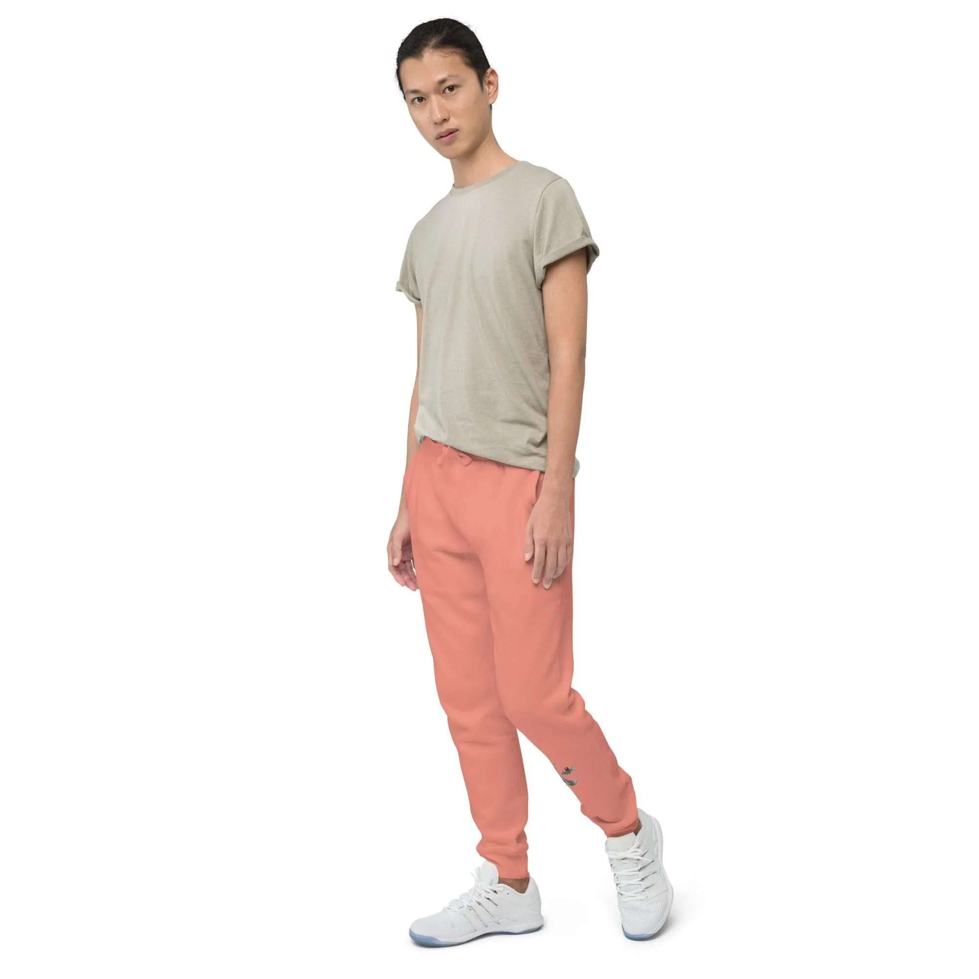 Halloween Cloudy Moon Bat Unisex fleece sweatpants / Bat Pants