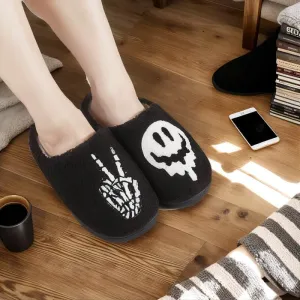 Halloween Smiley Slippers