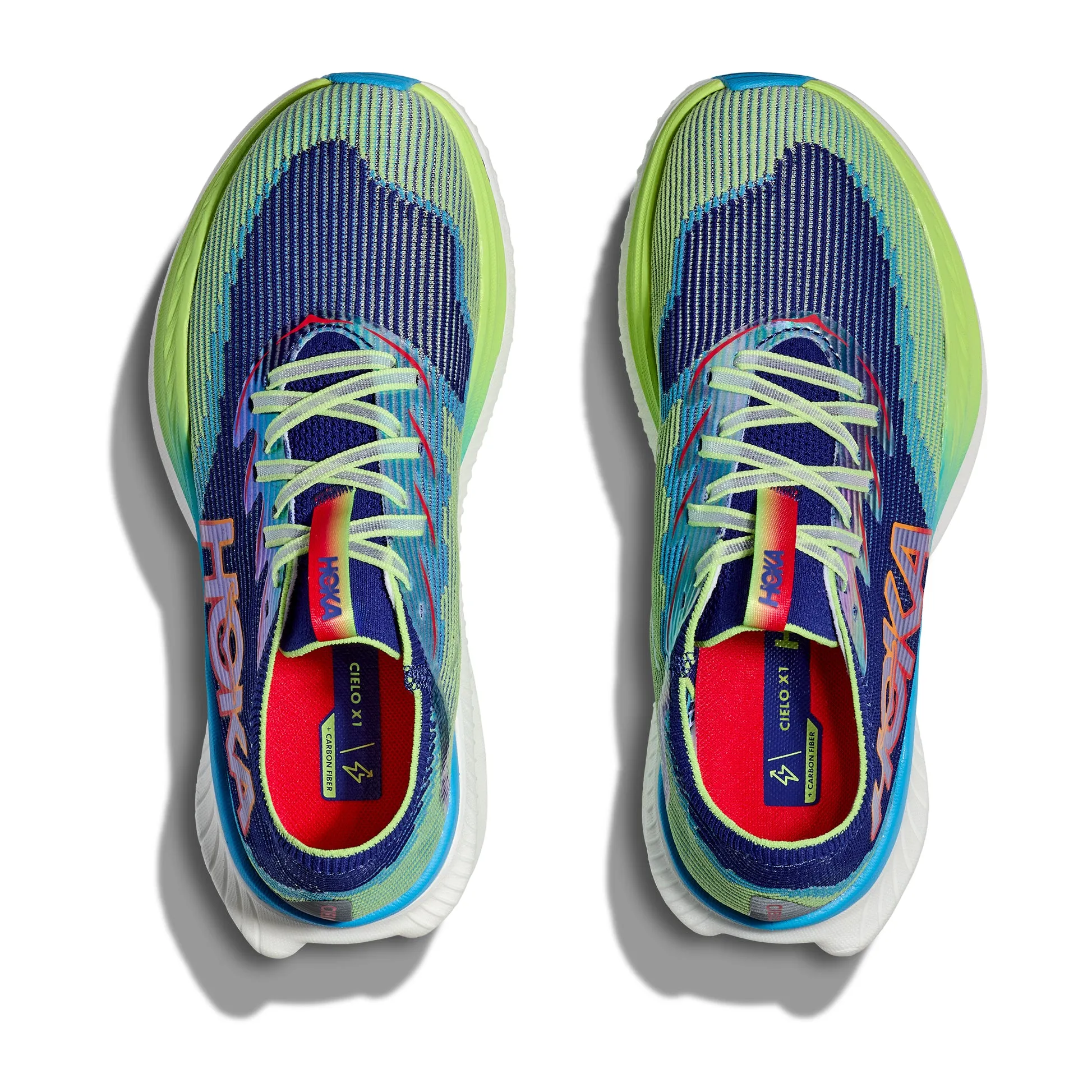 Hoka Cielo X1 Running Shoes Evening Sky / Lettuce