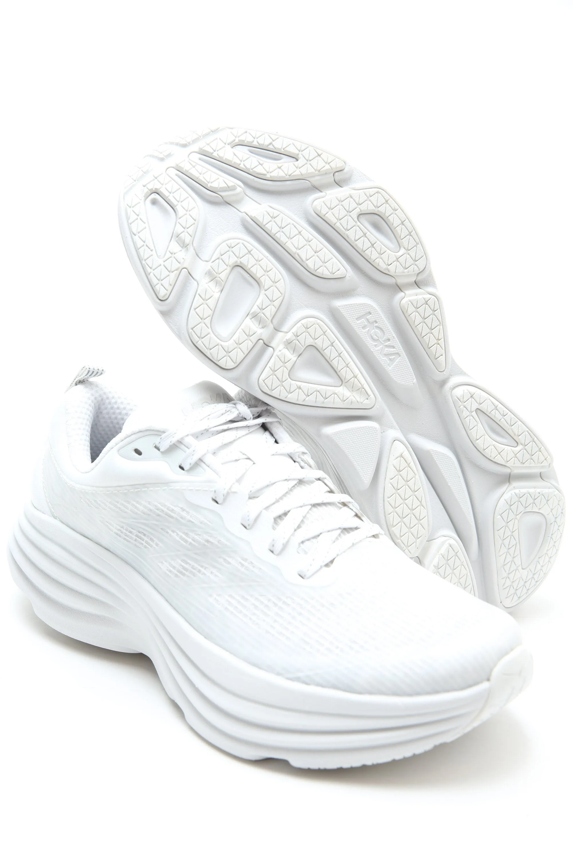 Hoka U Bondi 8 TS Caged - White