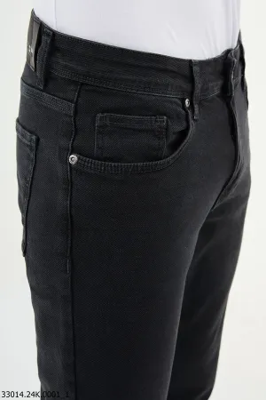 HolloMen Gray Slim Fit Corduroy Jeans.