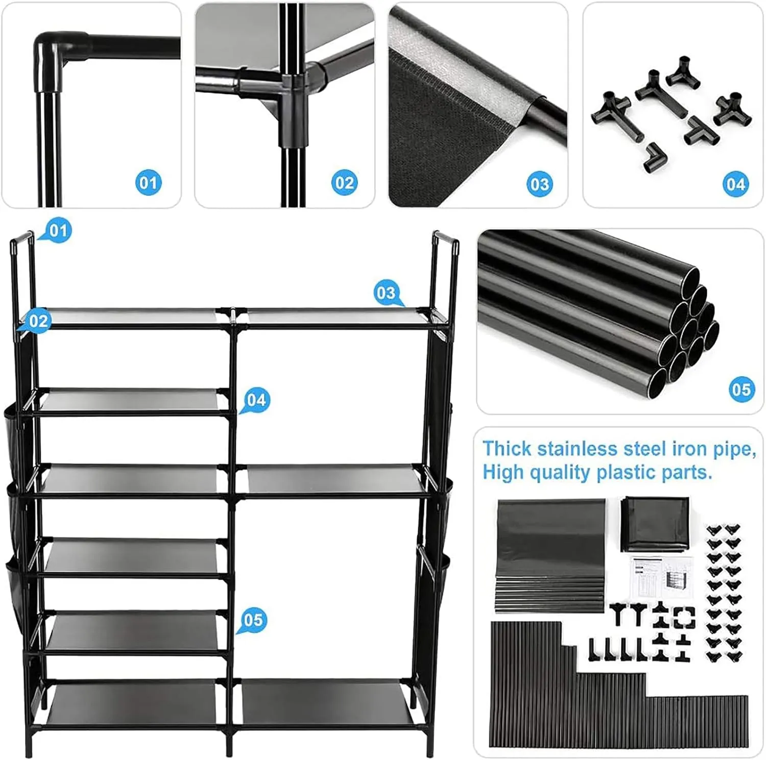 Home.Co- 22 Pair Shoes Rack