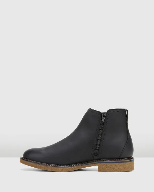 HUSH PUPPIES MINNESOTA - BLACK RUB