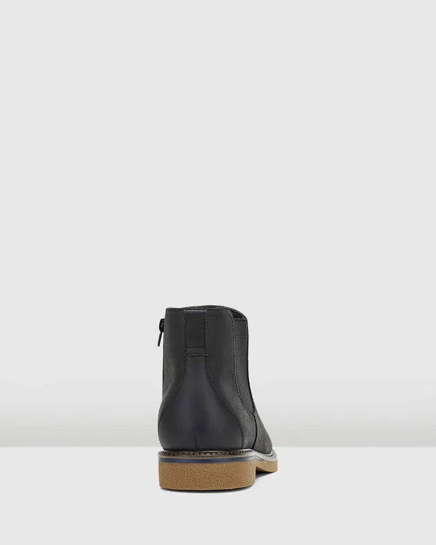 HUSH PUPPIES MINNESOTA - BLACK RUB