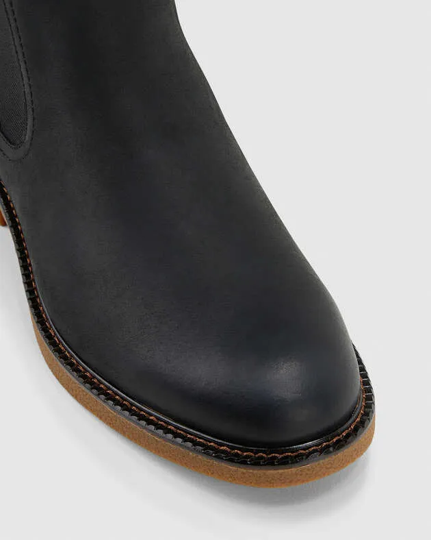 HUSH PUPPIES MINNESOTA - BLACK RUB