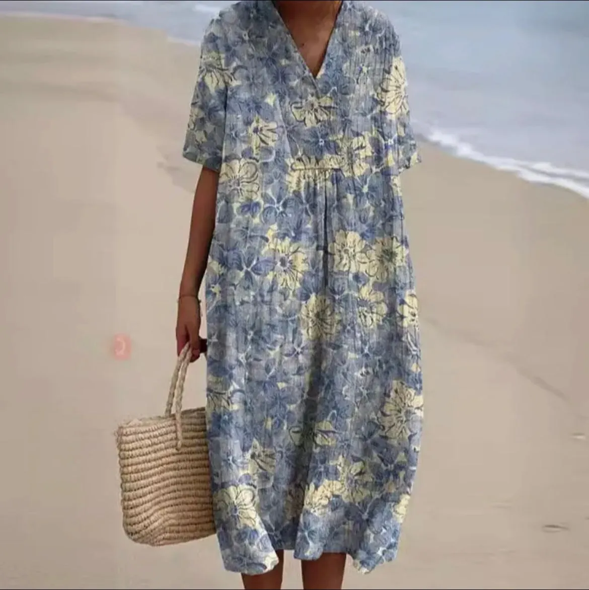 Imani - Vintage Art Print Dress