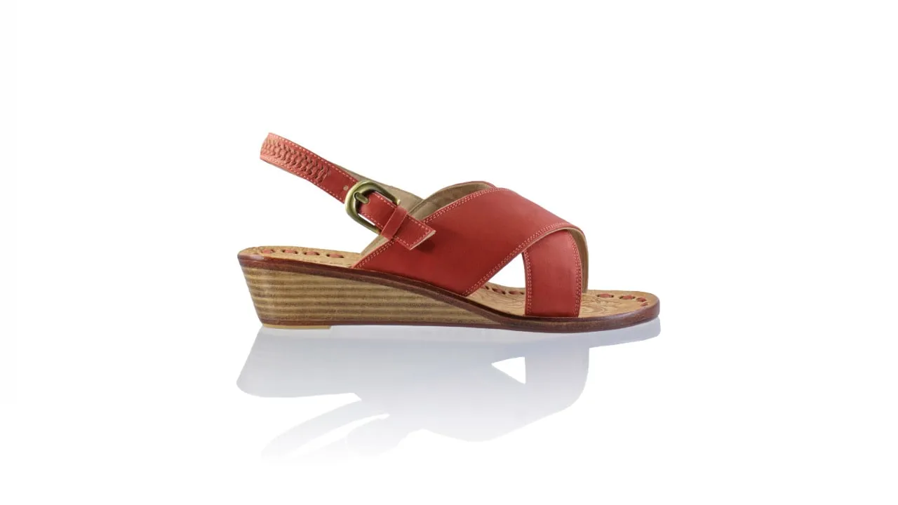 Ines Strap 35mm Wedge - Burnt Orange