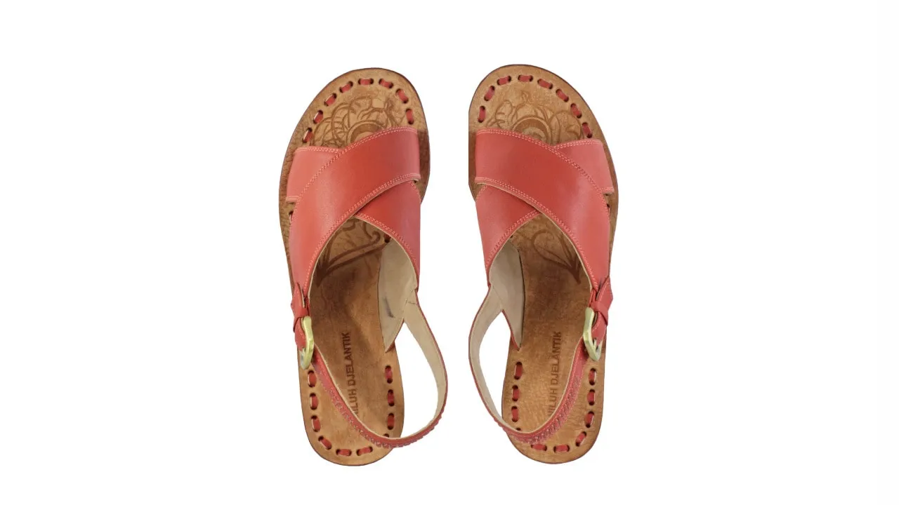 Ines Strap 35mm Wedge - Burnt Orange