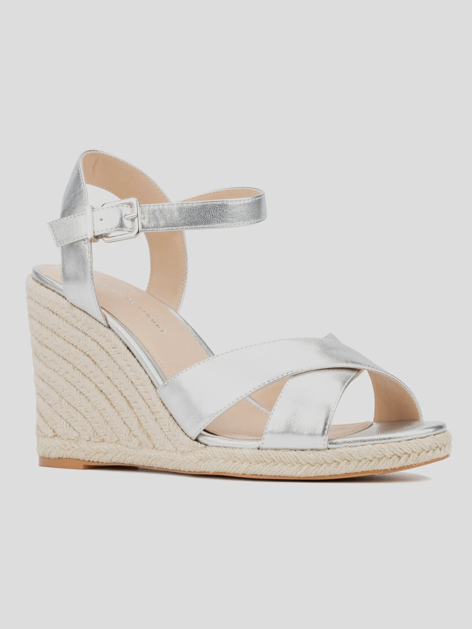 Irene Wide Width Strappy Wedges