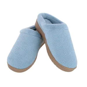Isotoner Women's Sculpted Microterry Hoodback Clog Slippers