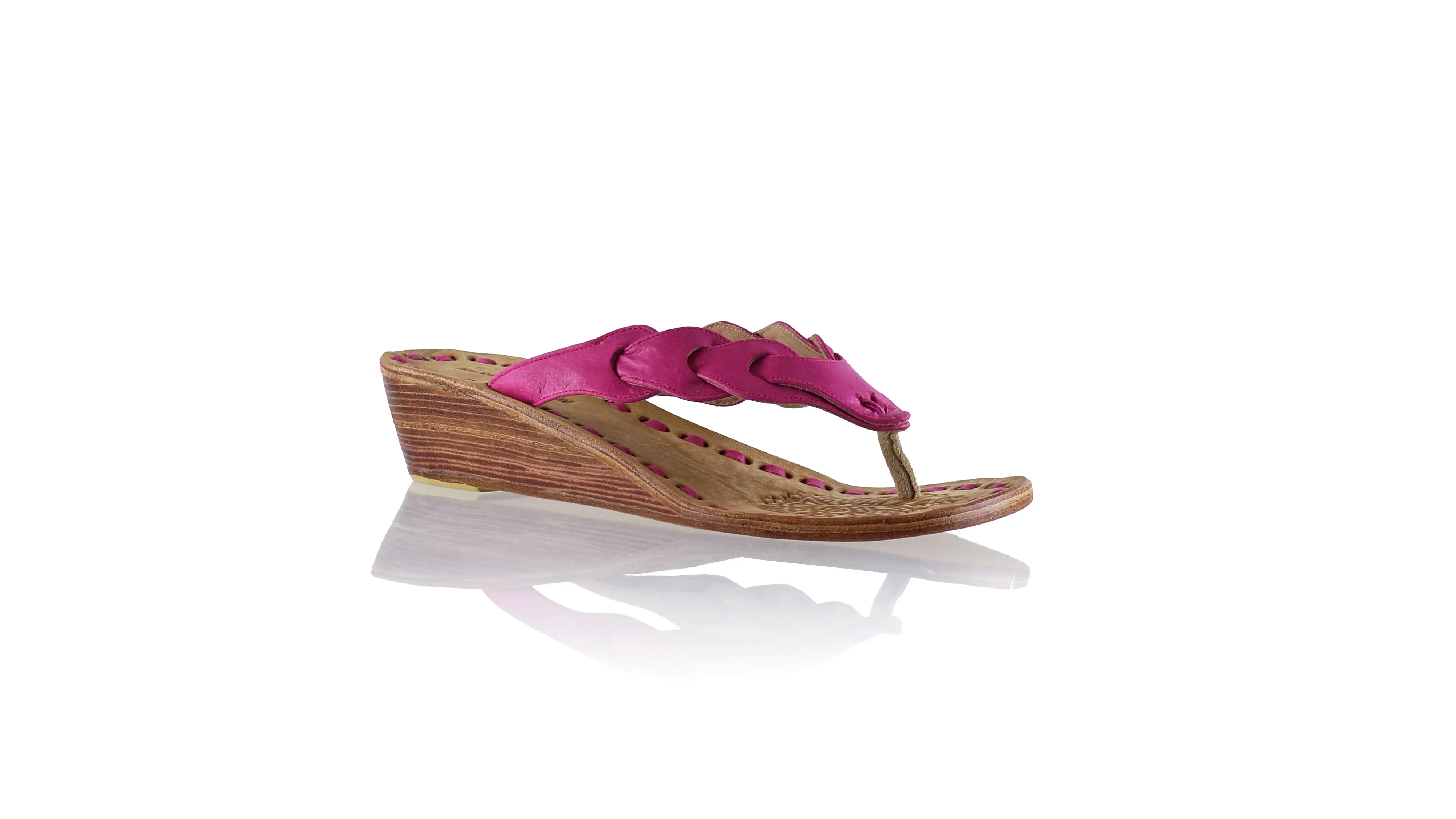 Jhonny Thong 35mm Wedges - Fuschia