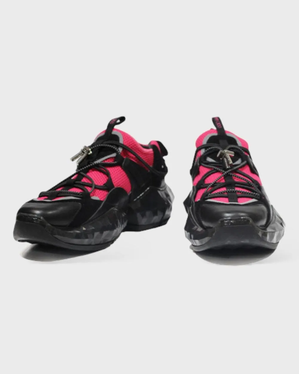 Jimmy Choo Diamant Zwart / Roze Sneakers