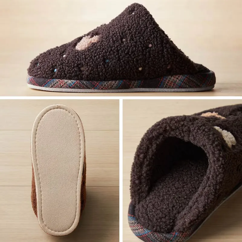 JP x BM - Winnie the Pooh Fluffy Boa Slippers for Adults