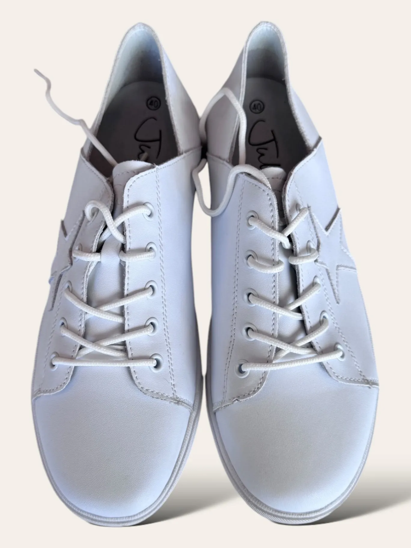 Julz White Nicki Sneakers 7