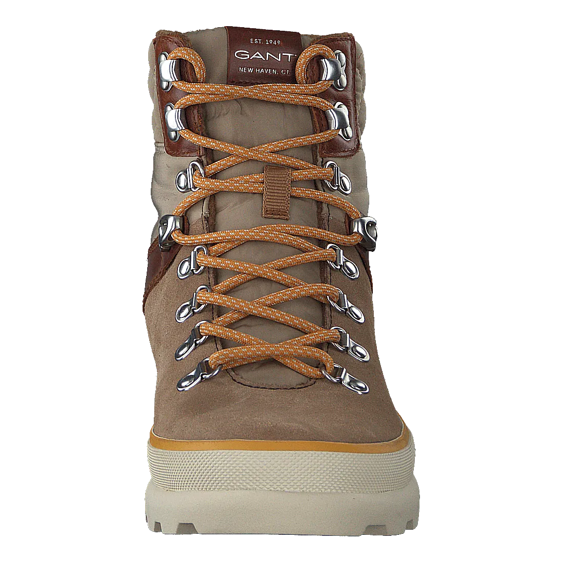 Kaari Mid Lace Boot Warm Khaki