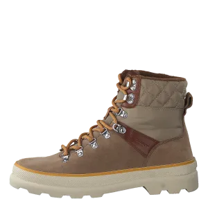 Kaari Mid Lace Boot Warm Khaki