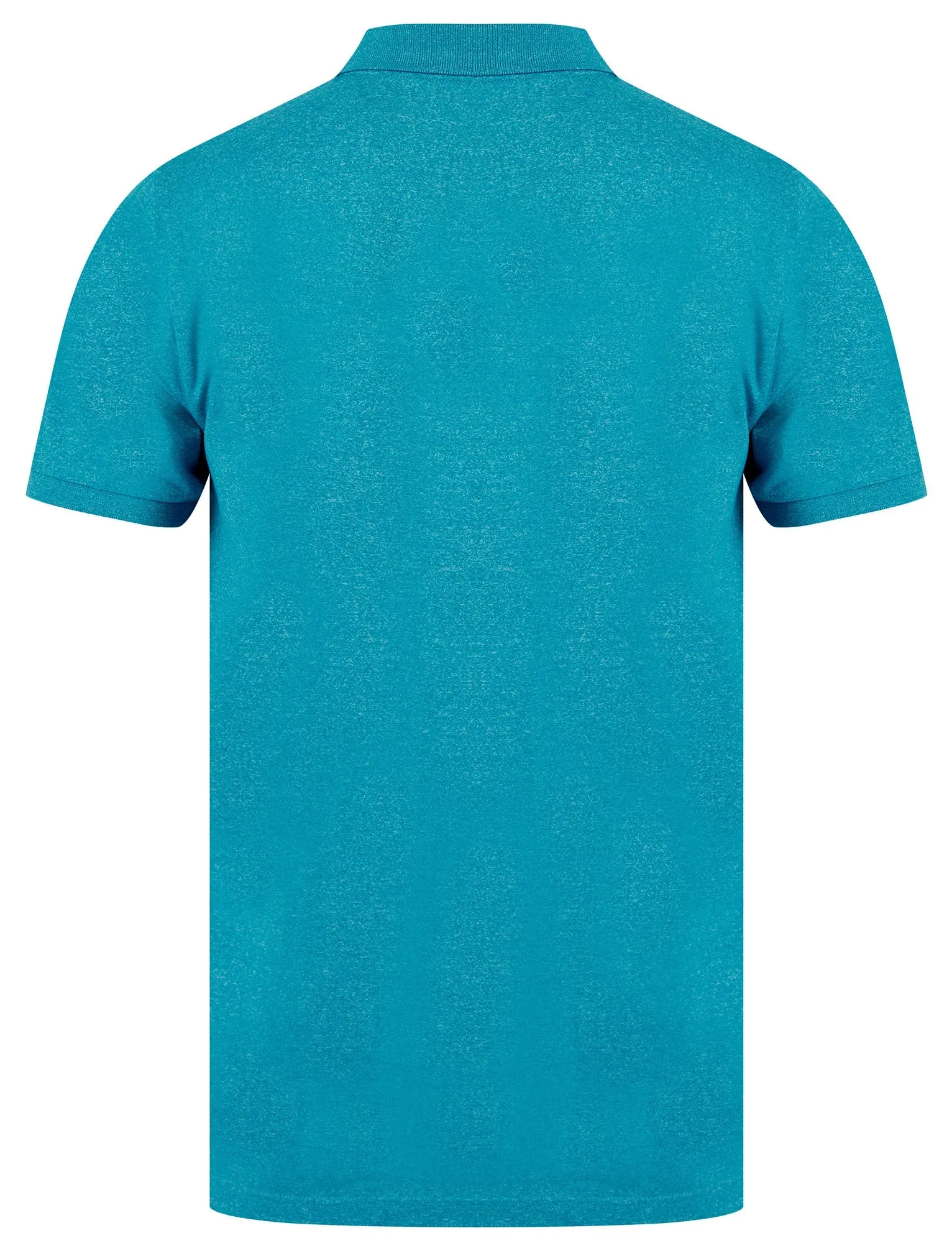 Kosaka Grindle Cotton Rich Pique Polo Shirt in Sea - Tokyo Laundry