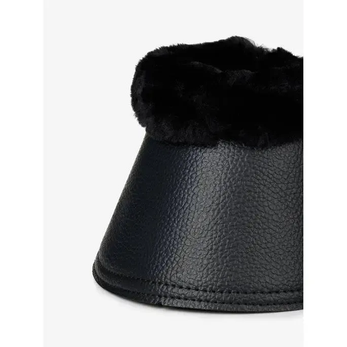 LeMieux Fleece WrapRound Over Reach Boots Black