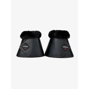 LeMieux Fleece WrapRound Over Reach Boots Black