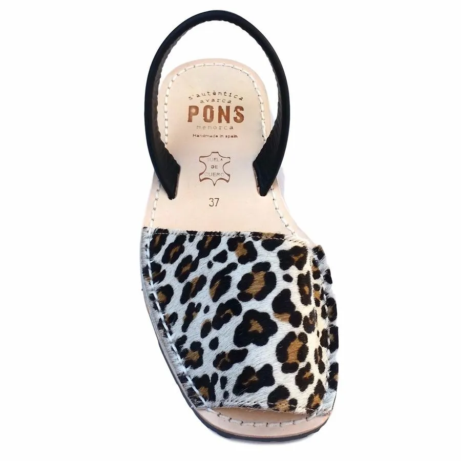 Leopard Print Avarca Pons
