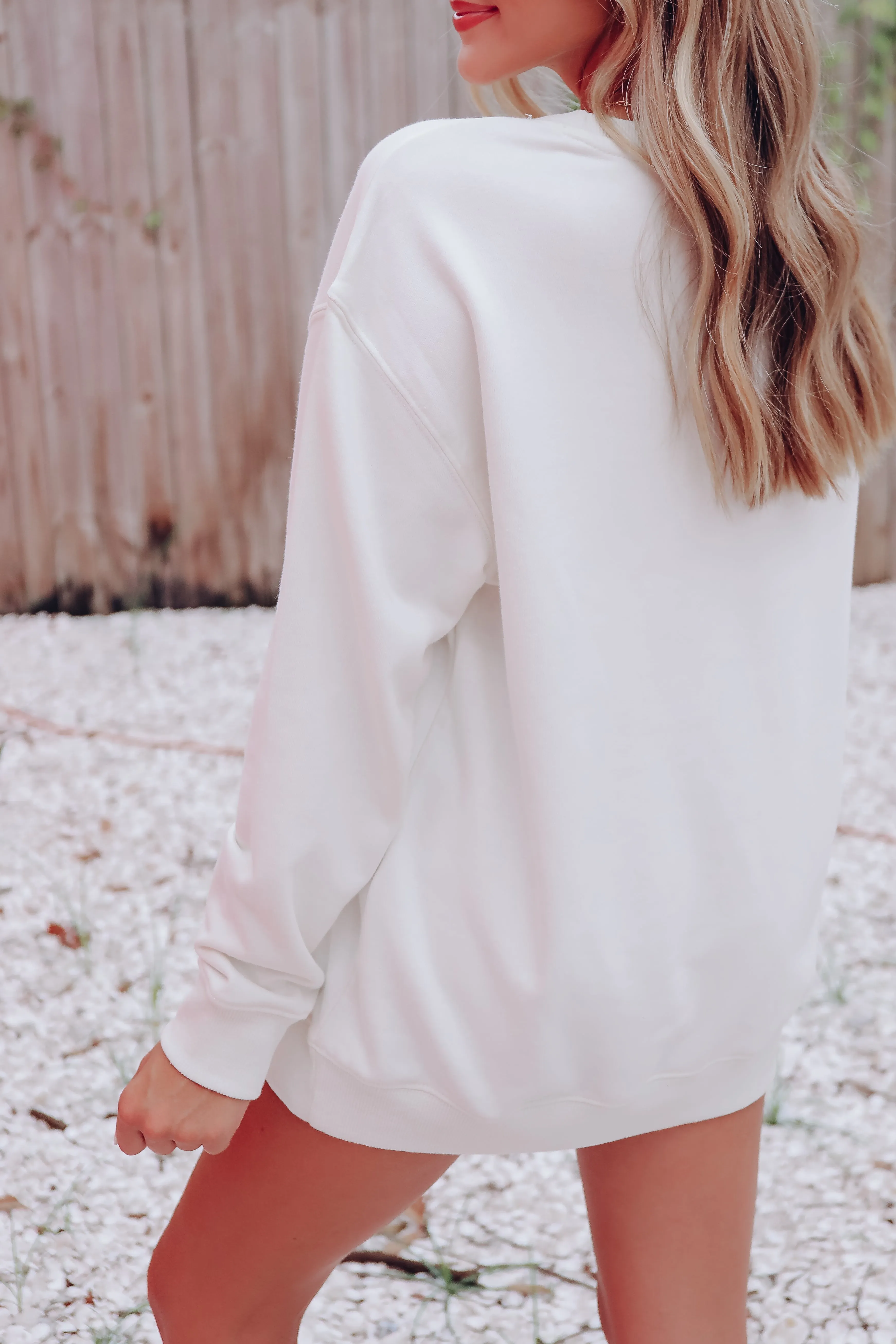 Long Live Cowboys Graphic Sweatshirt - Ivory