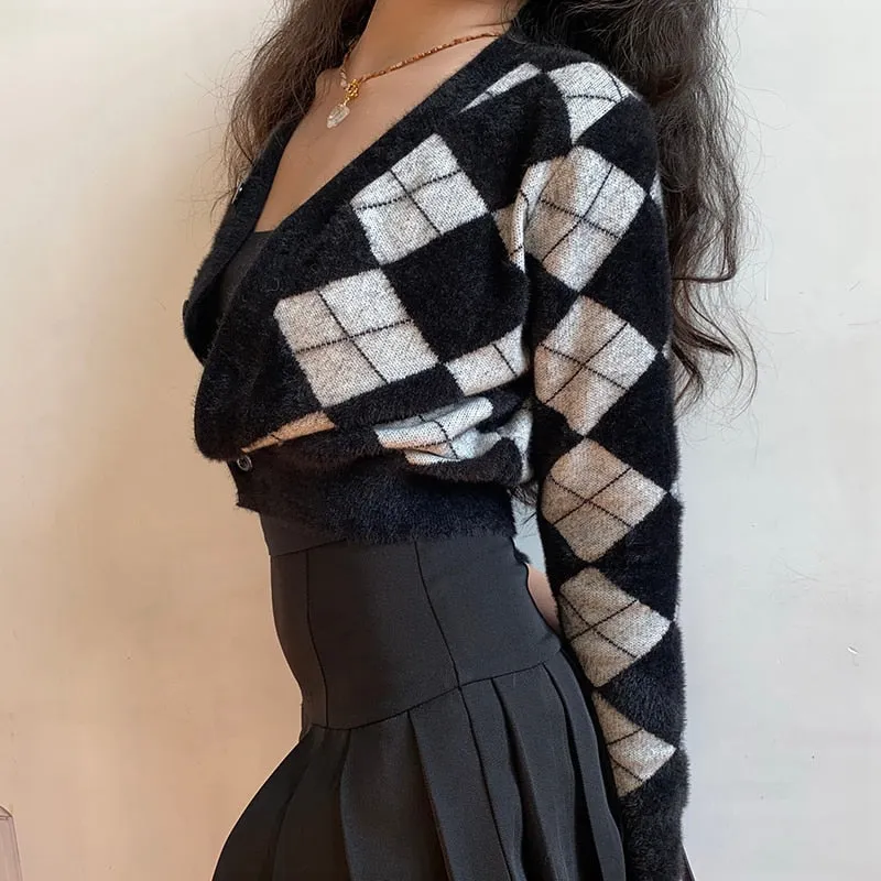 Loose Winter Knitted Cardigan
