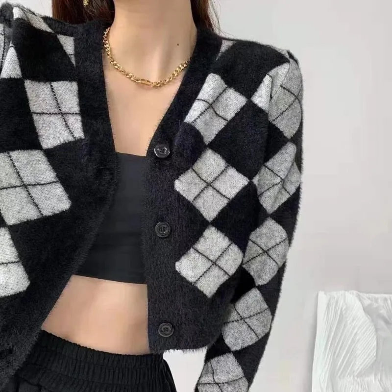 Loose Winter Knitted Cardigan