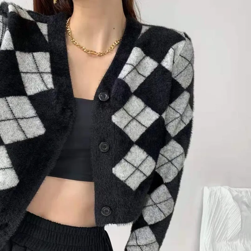 Loose Winter Knitted Cardigan