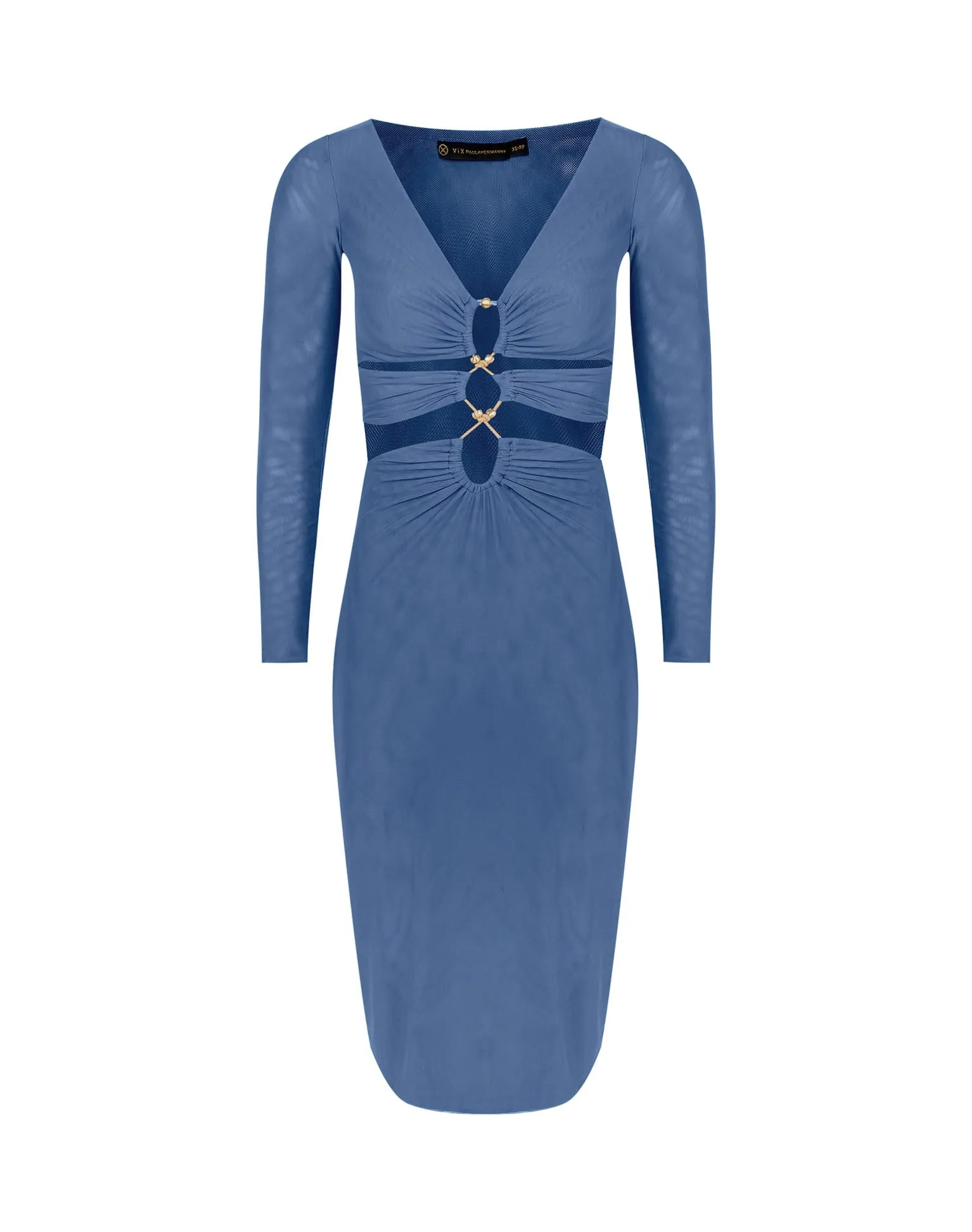 Luna Midi Dress - Cave