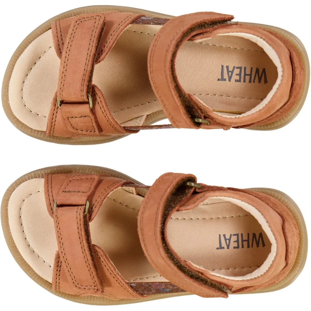 Macey open toe - amber brown