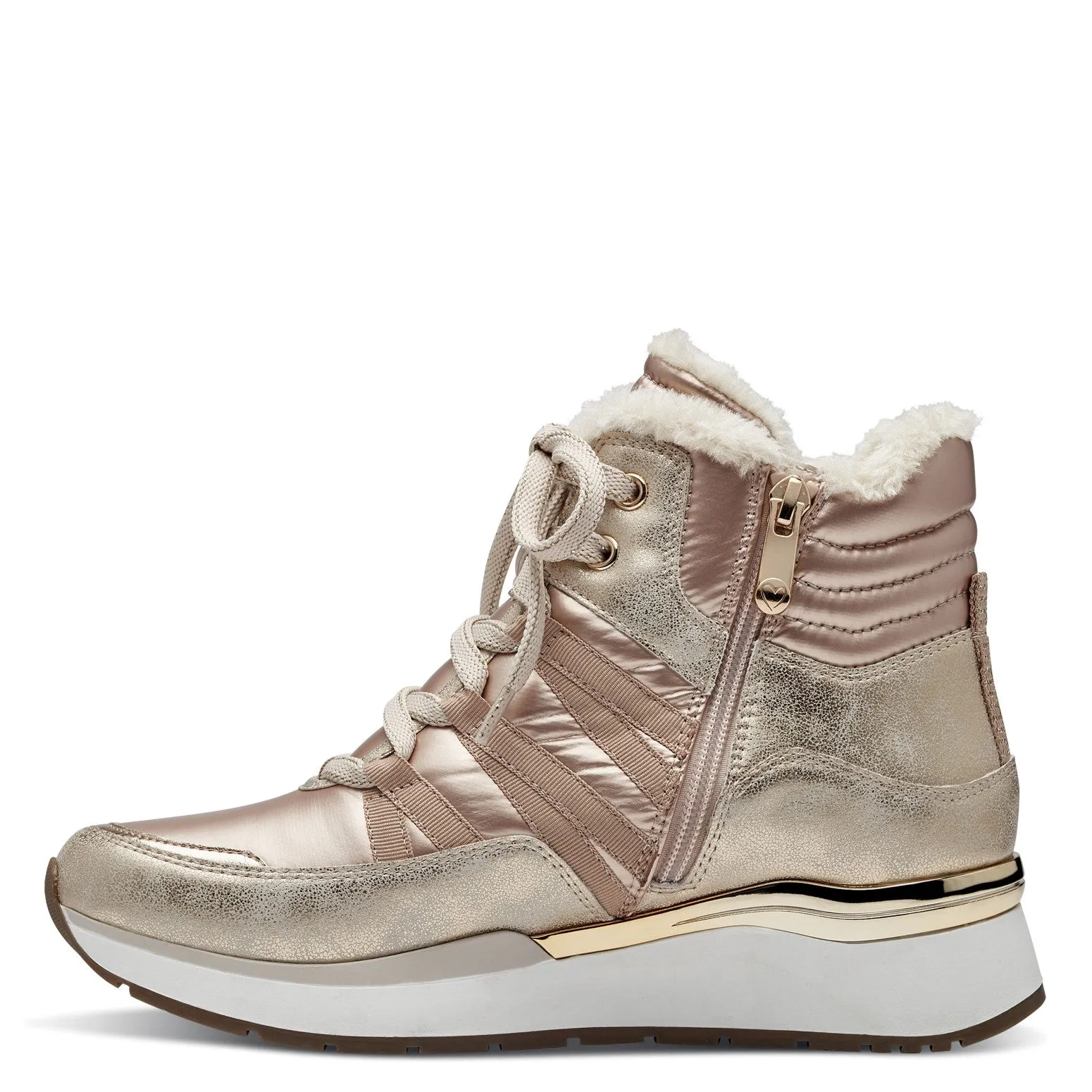 Marco Tozzi Womens Ankle Boot 26293 Dune Metallic Combi